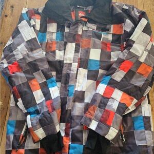 Quiksilver Men's Vibrant Checkered Ski Jacket